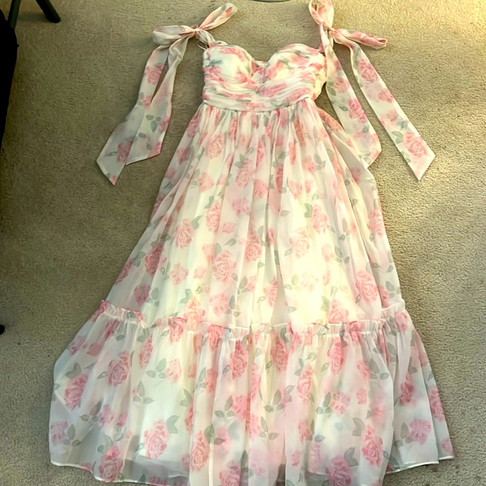 Floral maxi dress